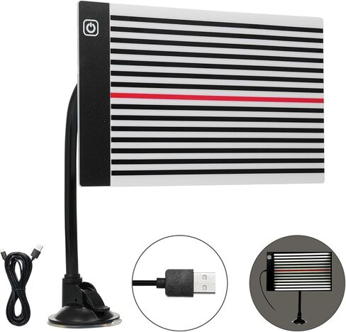 Shkalacar Dent Repair Line Reflector Board, Paintless Reflector Line Board Dent Finder Lamp Car Repairing Accessory Dent Detector, Automotive Dent Fix Tools Dent Panel Striped Light Board for Car Body in Saudi Arabia