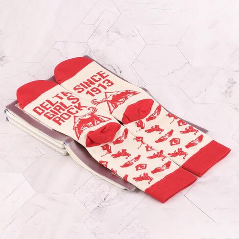 BWWKTOP Sisters Sorority Socks Sorority Sisterhood Gift Greek Sorority Paraphernalia in Saudi Arabia