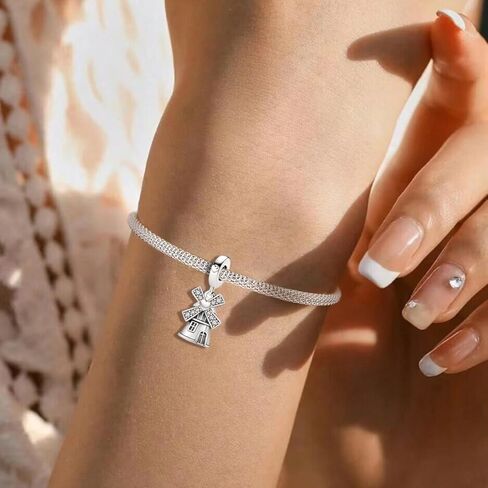 1Pc Fashionable windmill Beads Charms Fit DIY Jewelry Matching And Daily Outfit Decoration Gift For Women in Saudi Arabia