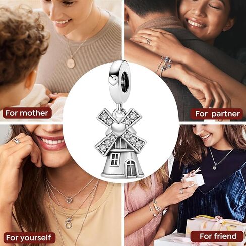 1Pc Fashionable windmill Beads Charms Fit DIY Jewelry Matching And Daily Outfit Decoration Gift For Women in Saudi Arabia
