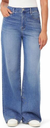 kensie Jeans for Women The Carla High-Rise Knit Denim Wide Leg 32-Inch Inseam, Sizes 0-12 in Saudi Arabia