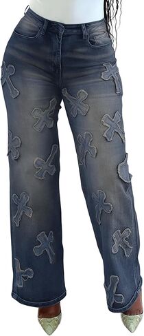 PerZeal Women's Flare Bell Bottom Jeans 2026 Mid Waisted Wide Leg Bootcut Jeans Stretchy Denim Pants with Pocket in Kuwait