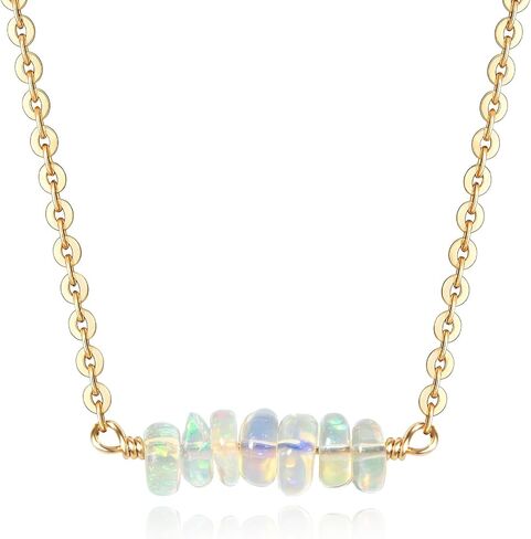 قلادة شريطية ذهبية MTMY مطلية بالذهب عيار 14 قيراط قلادة على شكل شريط ملون للنساء مجوهرات أنيقة in Kuwait