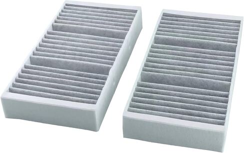 Cabin Air Filter Fits for Mercedes-Benz ML350, ML400, GL450, GL550, GL350, GLS450, GLS550, ML550, GL63 AMG, ML63 AMG, GLS63 AMG, GLE400, GLE63 AMG, Replacement for 1668300318, (Set of 2) in Kuwait