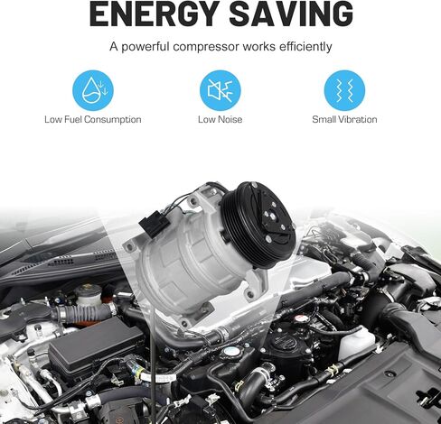 ضاغط تكييف هواء جديد مع قابض لـ 3.6L Buick Enclave 2008-2012، Chevy Traverse 2009-2012، GMC Acadia 2007-2012، Saturn Outlook 2007-2010 in Kuwait