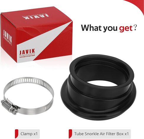 JAVIK أنبوب غص صندوق مرشح الهواء مع المشبك لهوندا رانشر 420 2x4 4x4 TRX420 2007-2014 O.E.M #17258-HP5-600 in Saudi Arabia