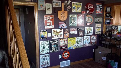 لافتة معدنية مقاس 12 × 8 - آسف، لقد بيعنا بالكامل - فن ديكور حائط عتيق in Kuwait