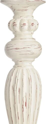 360 Lighting Traditional Vintage Shabby Chic Floor Lamp Standing 60" Tall Antique White Victorian Cream Scallop Fabric Dome Shade with Fringe Cottage Core Decor for Living Room Reading House Bedroom in Saudi Arabia