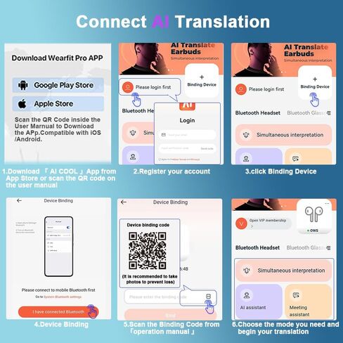سماعات أذن/سماعات رأس لاسلكية من Ture متوافقة مع بلوتوث 5.1، سماعات M10 للتحكم باللمس مع ميكروفون مدمج، سماعة اتصال تلقائية بجودة صوت غامرة، مناسبة للسفر in Kuwait