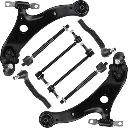 Front Lower Suspension Control Arms with Ball Joint Kit 2WD for Toyota Sienna 2004 2005 2006 2007 2008 2009 2010,8PCS in Saudi Arabia