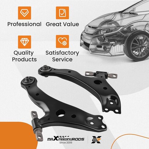 maXpeedingrods K620333 K620334 Front Lower Control Arm with Ball Joint for Toyota Camry 2002-2017 Toyota Highlander 2001-2007 Avalon 2005-2018 Solara 2004-2008, for Lexus ES300 ES330 ES350 RX330 RX350 in Saudi Arabia