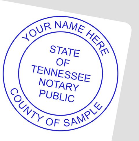 Premium Pre-Inked Notary Public Stamp for Tennessee Notaries, 1-5/8 Size, TN Notary Stamp, State Board Compliant, Ideal for Notary in Tennessee - Long-Lasting Notary Stamp Tennessee in Saudi Arabia