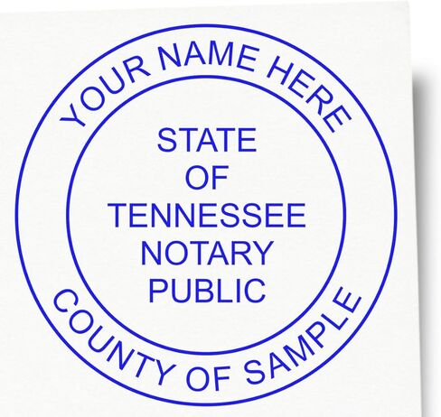 Premium Pre-Inked Notary Public Stamp for Tennessee Notaries, 1-5/8 Size, TN Notary Stamp, State Board Compliant, Ideal for Notary in Tennessee - Long-Lasting Notary Stamp Tennessee in Saudi Arabia