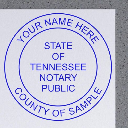 Premium Pre-Inked Notary Public Stamp for Tennessee Notaries, 1-5/8 Size, TN Notary Stamp, State Board Compliant, Ideal for Notary in Tennessee - Long-Lasting Notary Stamp Tennessee in Saudi Arabia