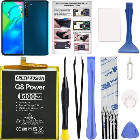 Only for Moto Z3 Play Battery Replacement, with Video Tutorial, JS40 Battery for Motorola Z3 Play, with Installation Instruction & Repair Toolkit in Kuwait