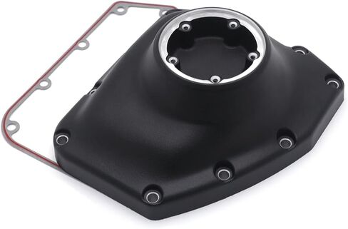 HTTMT- Black Cam Cover Engine Compatible with Twin Cam '01-'17 Dyna Softail, '01-'16 Touring Trike [P/N: MT313-073B-MBK] in Saudi Arabia