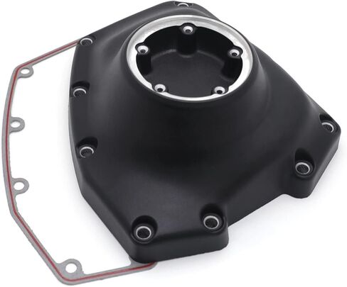 HTTMT- Black Cam Cover Engine Compatible with Twin Cam '01-'17 Dyna Softail, '01-'16 Touring Trike [P/N: MT313-073B-MBK] in Saudi Arabia