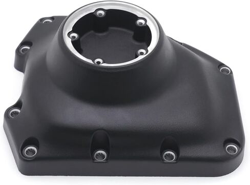 HTTMT- Black Cam Cover Engine Compatible with Twin Cam '01-'17 Dyna Softail, '01-'16 Touring Trike [P/N: MT313-073B-MBK] in Saudi Arabia