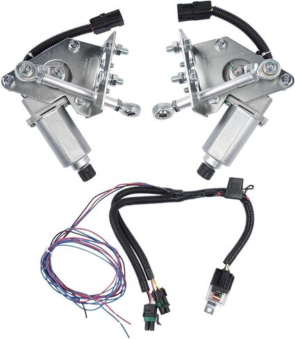 914015 Front Left & Right Electric Headlamp Motor Headlight Conversion Kit Replacement for Chevrolet Corvette C3 1968-1982# 914015 411062A in Kuwait