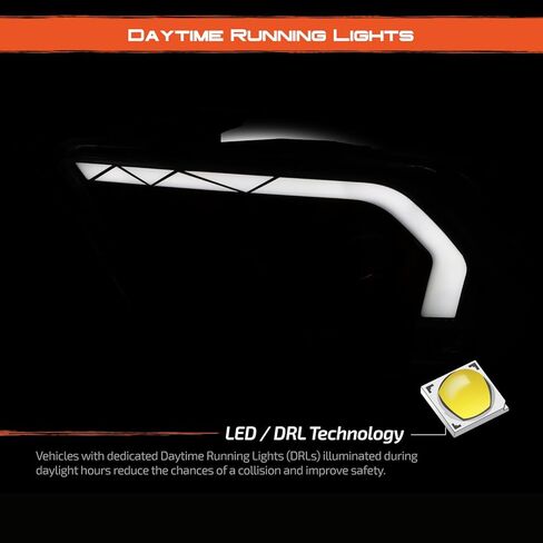 AKKON - Fit 2010 2011 2012 2013 2014 Ford Mustang 10-14 Headlights w/LED Sequential Turn Signal & Welcome Lamp Feature Black Housing Replacement Headlamp in Saudi Arabia