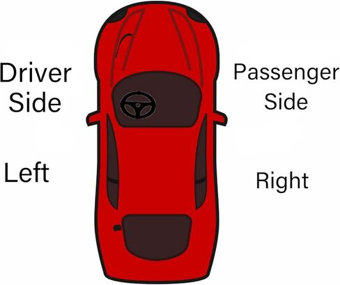 JZSUPER Lower Side Towing Mirror Glass fit for 1994-2009 Dodge Ram 1500 2500 3500 4000 4500 5500 700 Van Pickup Truck, Rearview Flat Glass Passenger Right Side RH Replacement, Including Adhesive in Kuwait