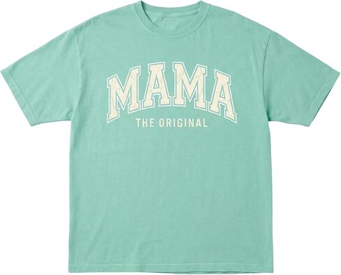 Mama The Original Shirt, Oversized Vintage Mother's Day T-Shirt, Mom Tee Garment Dyed Cotton Blend, Unisex Midweight Retro in Saudi Arabia