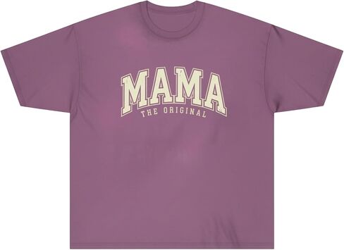 Mama The Original Shirt, Oversized Vintage Mother's Day T-Shirt, Mom Tee Garment Dyed Cotton Blend, Unisex Midweight Retro in Saudi Arabia