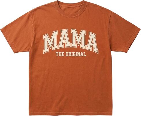 Mama The Original Shirt, Oversized Vintage Mother's Day T-Shirt, Mom Tee Garment Dyed Cotton Blend, Unisex Midweight Retro in Saudi Arabia