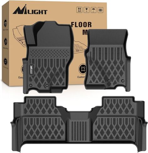 Nilight TPE Floor Mats for Nissan Frontier Crew Cab 2022 2023 2024 2025 2026 All Weather Custom Fit Heavy Duty Floor Liners in Saudi Arabia