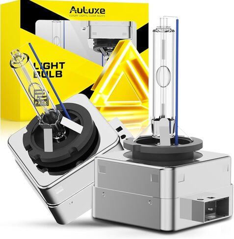 Fit for Land Rover 2015-2019 Discovery Sport 2010-2019 Range Rover Evoque Sport 2010-2015 LR4 Xenon D3S HID Headlight Bulbs, High Low Beam Light Bulb, 8000K Ice Blue White, Plug and Play, Pack of 2 in Kuwait