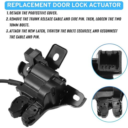 Trunk Latch Lock Actuator for FR3Z5443200A – for Ford Mustang (2015–2024), for Fusion (2013–2020), for Lincoln MKZ (2013–2020) – Rear Tailgate Replacement in Saudi Arabia
