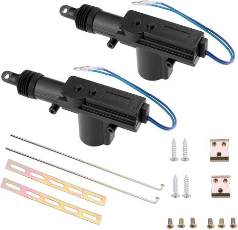 1 قطعة 12 فولت قفل الباب المحرك عدة الثقيلة عالية الطاقة قفل الباب المحرك 5 سلك قفل الباب الكهربائي المحرك استبدال السيارات نظام دخول القفل in Kuwait