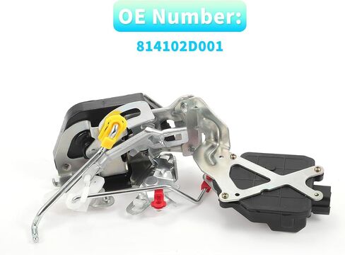 X AUTOHAUX Replacement Rear Left Driver Side Power Door Lock Actuator Motor for Hyundai Elantra 2000-2006 Door Latch Actuator Assembly Replace No.814102D001 Black in Saudi Arabia