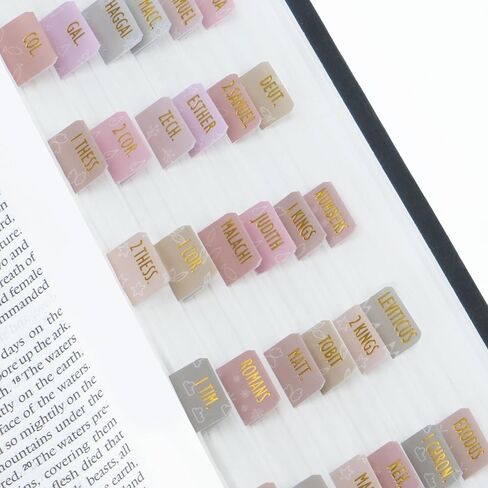 السيد Pen- علامات الكتاب المقدس الكاثوليكية الصغيرة للنساء، 84 قطعة، توهج ناعم، حروف من رقائق الذهب، العهد القديم والجديد، علامات تبويب صغيرة مغلفة لدراسة الكتاب المقدس، اليومية، الصلاة والتنقل في الكتاب المقدس in Kuwait