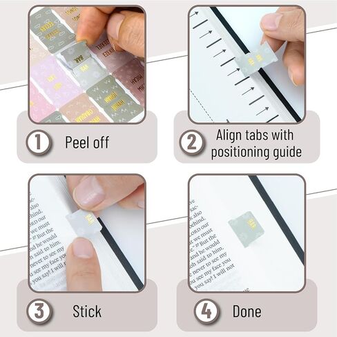 السيد Pen- علامات الكتاب المقدس الكاثوليكية الصغيرة للنساء، 84 قطعة، توهج ناعم، حروف من رقائق الذهب، العهد القديم والجديد، علامات تبويب صغيرة مغلفة لدراسة الكتاب المقدس، اليومية، الصلاة والتنقل في الكتاب المقدس in Kuwait