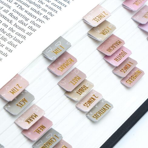 السيد Pen- علامات الكتاب المقدس الكاثوليكية الصغيرة للنساء، 84 قطعة، توهج ناعم، حروف من رقائق الذهب، العهد القديم والجديد، علامات تبويب صغيرة مغلفة لدراسة الكتاب المقدس، اليومية، الصلاة والتنقل في الكتاب المقدس in Kuwait