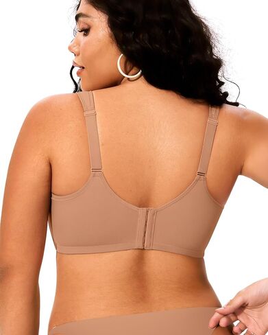 Minimizer Bras for Women Full Coverage Older Supportive Underwire Unlined T Shirt Bra Lace Plus Size Large Bust in Saudi Arabia