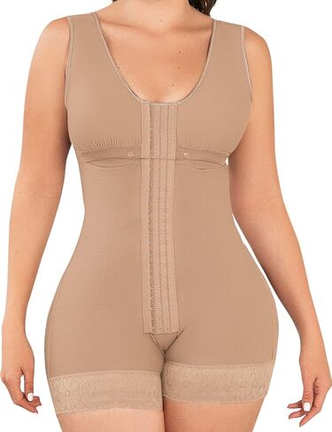 LadySlim Colombian Faja Body Shaper for Women – Slimming Postpartum Support Tummy Control Butt Lifter Post Surgery Shaper in Kuwait