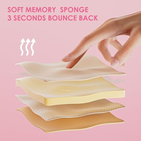 حمالة صدر لاصقة مزدوجة الجوانب، حمالة صدر بدون حمالات للنساء مع زوج من حمالة الصدر اللاصقة من السيليكون in Kuwait