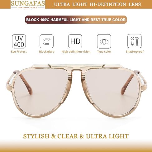 Oversized Aviator Sunglasses for Women Men Classic Retro 70s Sun Glasses Metal Temple Aviators Shades in Saudi Arabia