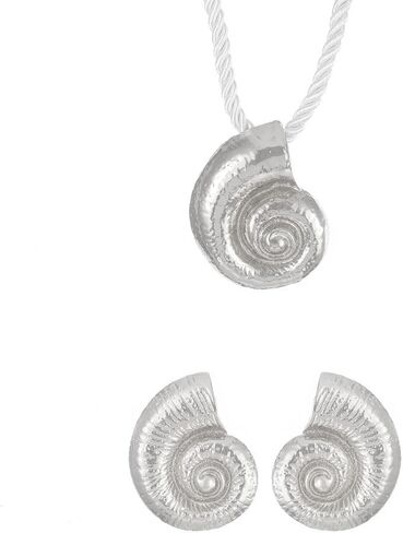 Exaggerated Large Conch Earrings Necklace Boho Sea Animal Shell Statement Jewelry Punk Conch Pendant for Women Teens Girls Beach Jewelry in Kuwait