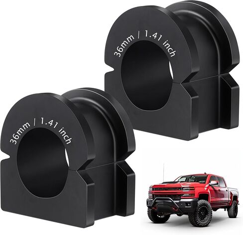 Meonum 2 Pack Front Sway Bar Bushings 36mm Replacement for K200222 15124516 45G1673, Suspension Stabilizer Bar Bushing Compatible with Silverado 1500 2007-19/Sierra 1500 2007-19/Escalade 2007-20 in Kuwait