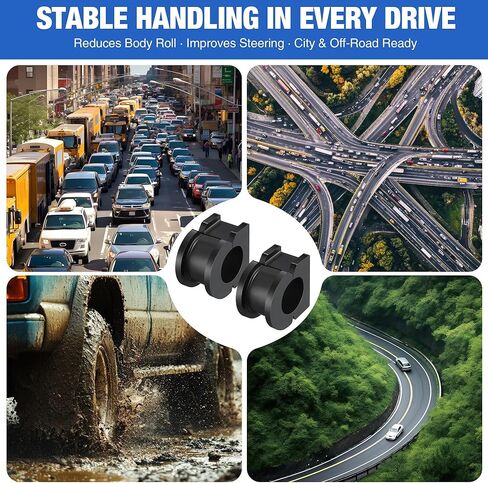 Meonum 2 Pack Front Sway Bar Bushings 36mm Replacement for K200222 15124516 45G1673, Suspension Stabilizer Bar Bushing Compatible with Silverado 1500 2007-19/Sierra 1500 2007-19/Escalade 2007-20 in Kuwait