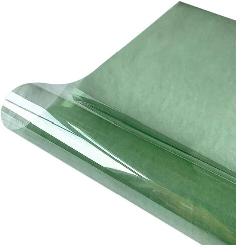 ECYC Ltd، أوراق تظليل النوافذ الملونة من الفينيل، غشاء نافذة مزخرف شفاف، غشاء نافذة لاصق ثابت، ملصق نافذة من الزجاج الملون، غشاء ملون للمنزل والمكتب، 15.7 × 47.2 بوصة in Kuwait