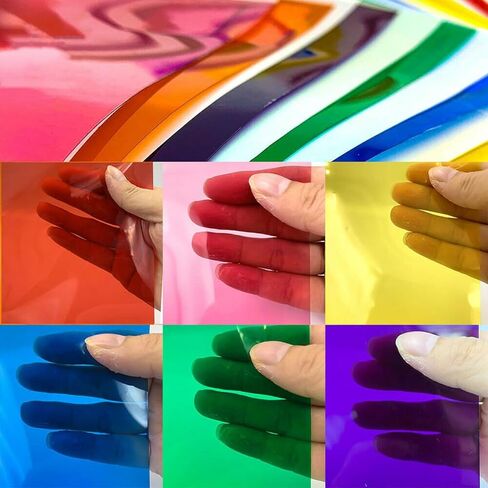 ECYC Ltd، أوراق تظليل النوافذ الملونة من الفينيل، غشاء نافذة مزخرف شفاف، غشاء نافذة لاصق ثابت، ملصق نافذة من الزجاج الملون، غشاء ملون للمنزل والمكتب، 15.7 × 47.2 بوصة in Kuwait