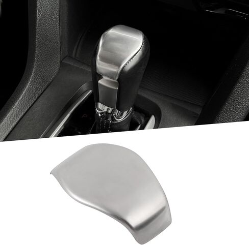 غطاء مقبض ناقل الحركة من الفولاذ المقاوم للصدأ من TOMALL متوافق مع Honda Civic 10Gen Civic 2016 2017 2018 2019 2020 غطاء ذراع ناقل الحركة لملحقات السيارة الداخلية (تيتانيوم أسود) in Saudi Arabia