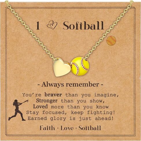 Volleyball/Soccer/Softball/Basketball/Football/Tennis/Pickleball Necklace Gifts for Women,Sports Accessories Pendant Jewelry Christmas Birthday Gifts for Lovers 16+2 Inches in Saudi Arabia