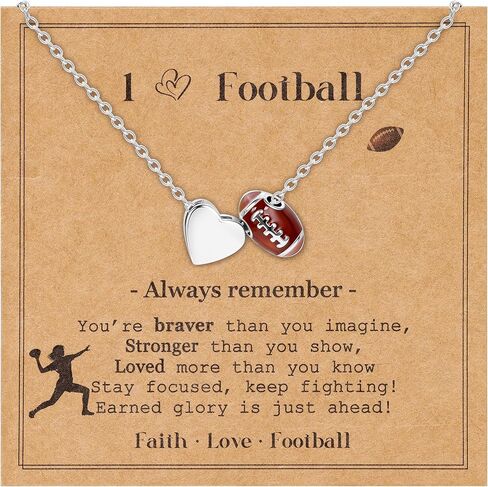 Volleyball/Soccer/Softball/Basketball/Football/Tennis/Pickleball Necklace Gifts for Women,Sports Accessories Pendant Jewelry Christmas Birthday Gifts for Lovers 16+2 Inches in Saudi Arabia