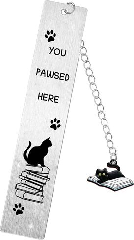 Cute Cat Book Mark for Reading Women Funny Cat Gifts for Cats Lover Gifts for Reader Bookworm Bookish Gift for Book Lover Gift for Cats Mom Dad Present for Pet Lover Reading Accessories in Saudi Arabia