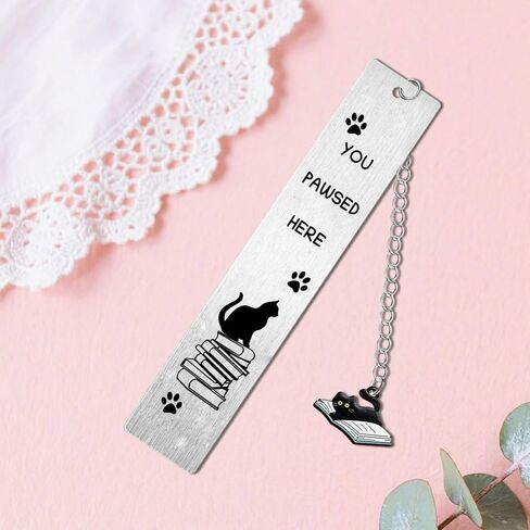 Cute Cat Book Mark for Reading Women Funny Cat Gifts for Cats Lover Gifts for Reader Bookworm Bookish Gift for Book Lover Gift for Cats Mom Dad Present for Pet Lover Reading Accessories in Saudi Arabia